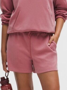 Lululemon Softstreme High Rise Short Athleisure Loungewear Everyday Comfy Pink10